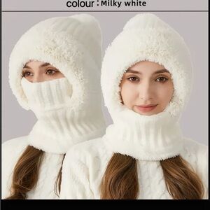 3 in 1 winter beanie